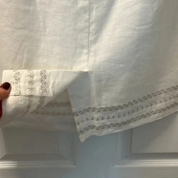 Linen pencil skirt - Picture 5 of 8